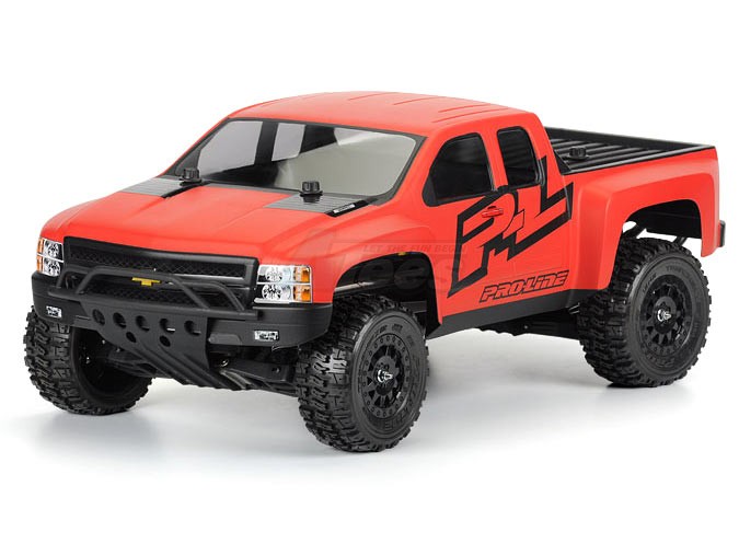 Pro-Line Racing Team Associated SC10.2 Factory Team Chevy Silverado HD Clear Body