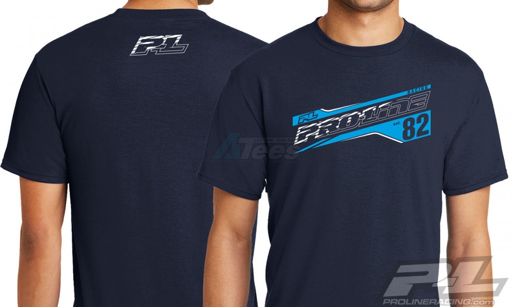 Pro-Line Racing Miscellaneous All Pro-Line Streak Deep Navy T-Shirt XXX-Large