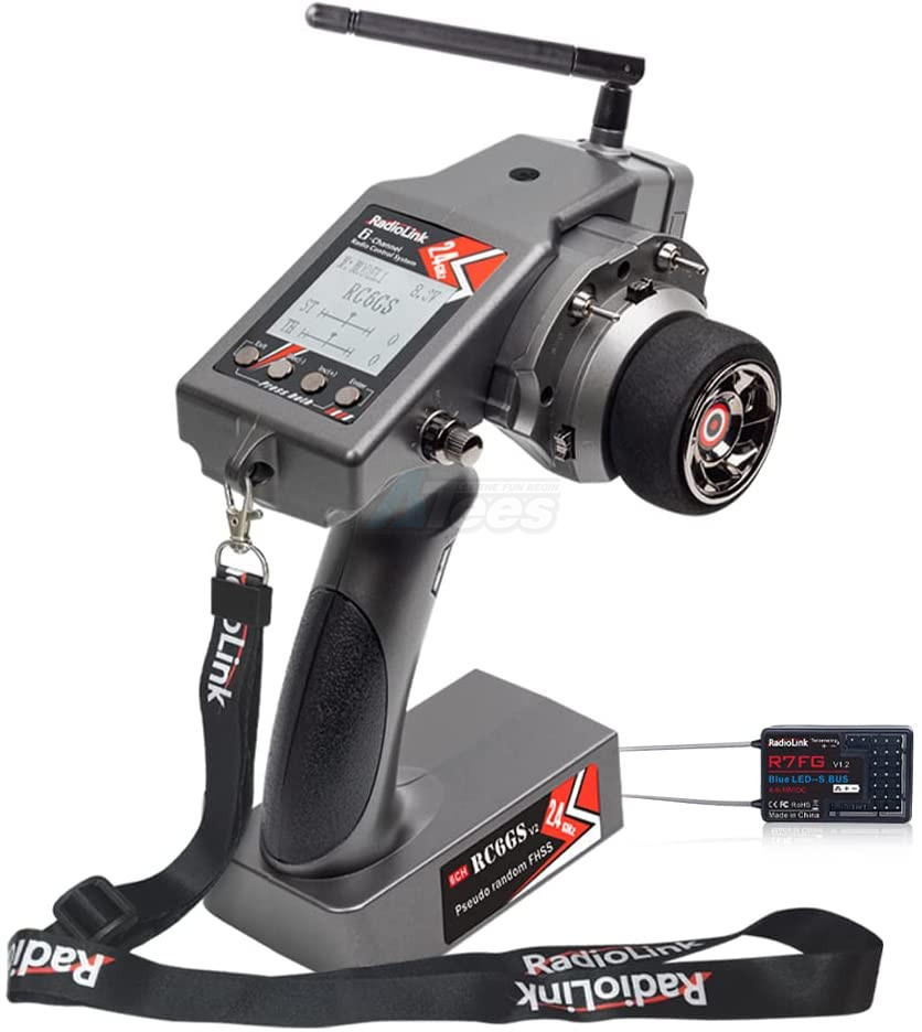 RadioLink Miscellaneous All 2.4GHz 6CH Transmitter & 7CH Receiver Radio System for Crawler Racing/Drifting Racing