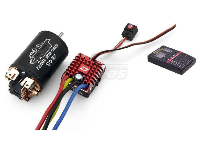 RGT RGT EX86020 INTRUDER Upgrade Power Kit Hobbywing Quicrun 80A Customed Crawler ESC & 570-35T Crawler Motor