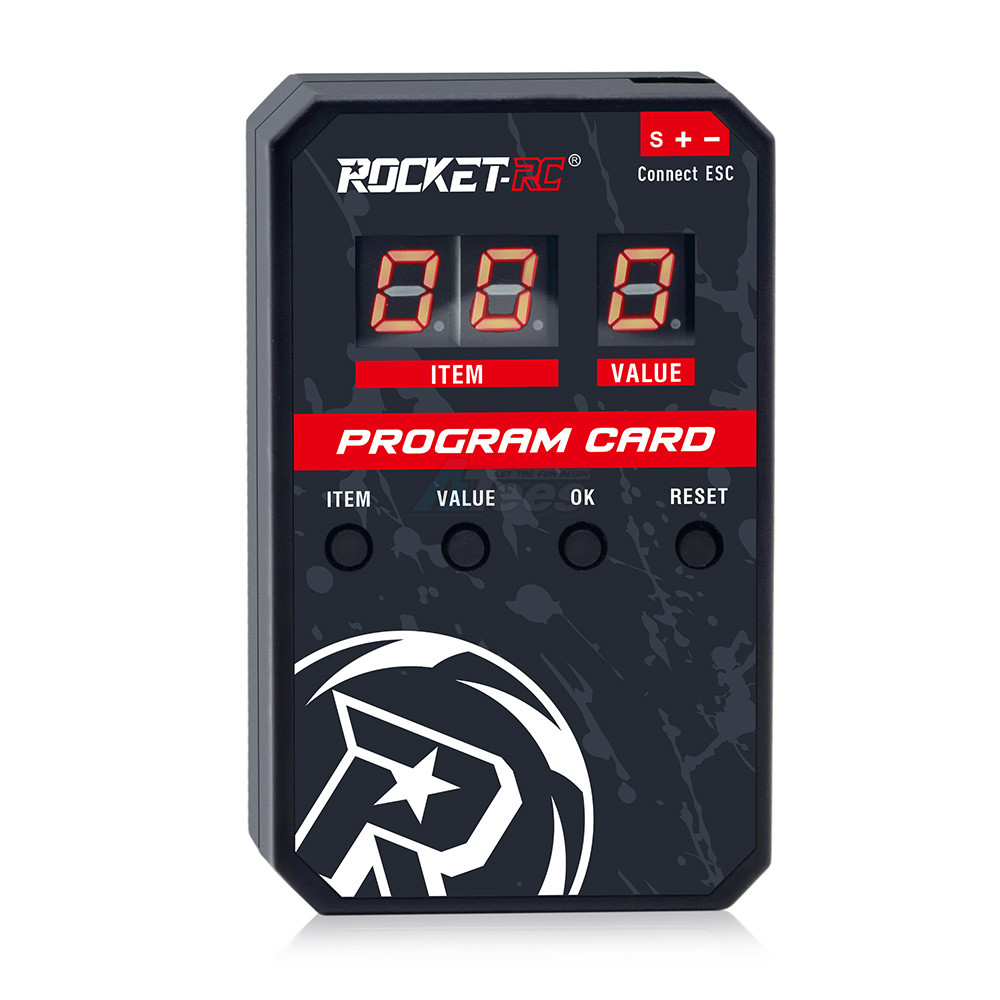 Rocket Racing Miscellaneous All Rocket RC LED Program Card for 1/10 Gecko 3660 Fusion System