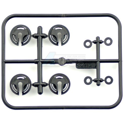 Serpent Miscellaneous All Shock Spring Support + Bushing Rcm-ss (4+4)