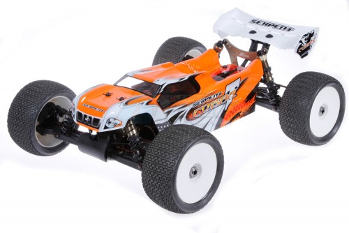 Serpent Serpent S-811 Body 1/8 E-Truggy Pre Cut Orange