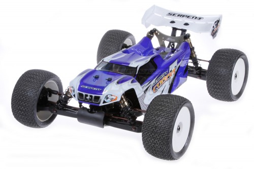 Serpent Serpent S-811 Body 1/8 E-Truggy Pre Cut Blue