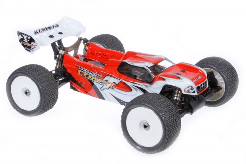Serpent Serpent S-811 Body 1/8 E-Truggy Pre Cut Red