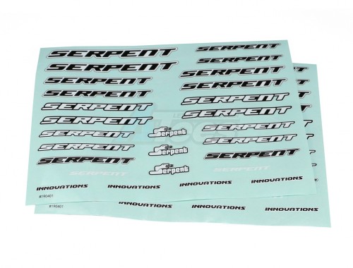 Serpent Miscellaneous All Decal sheet Serpent medium black-white (2)