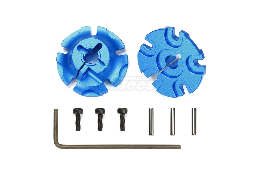 Tamiya Miscellaneous All Hornet Clamp Aluminum Wheel Hubs (2) #22043