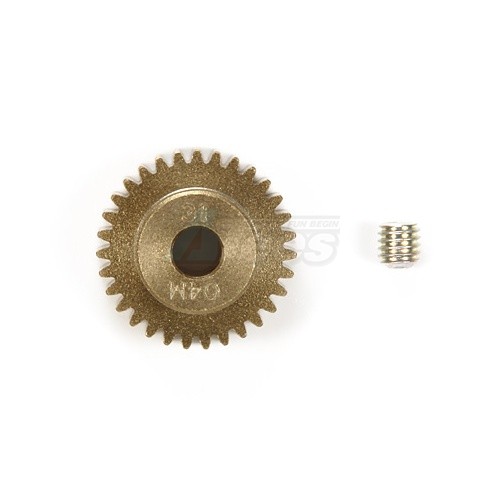 Tamiya Miscellaneous All 04 H. Coated Alu. Pinion 31T