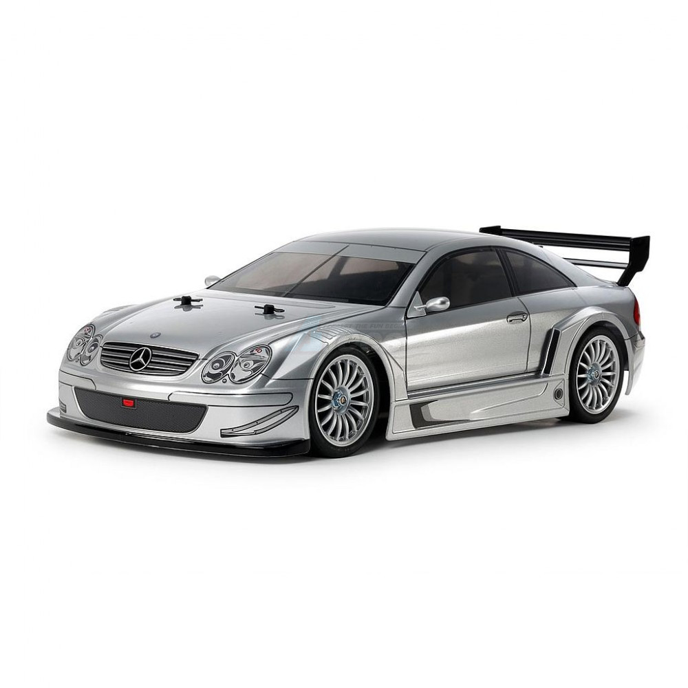 Tamiya Tamiya TT-02 2002 Mercedes-Benz CLK AMG Silver PB TT-02 (Without ESC)