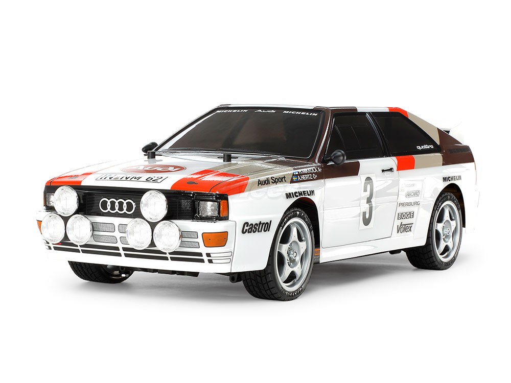 Tamiya Miscellaneous All 1/10 Audi Quattro A2 Clear Lexan Body Set