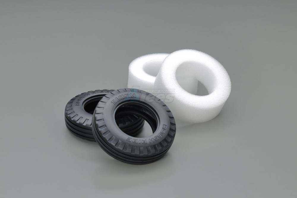 Tamiya Miscellaneous All Ribbed RR Tires &IS *2
