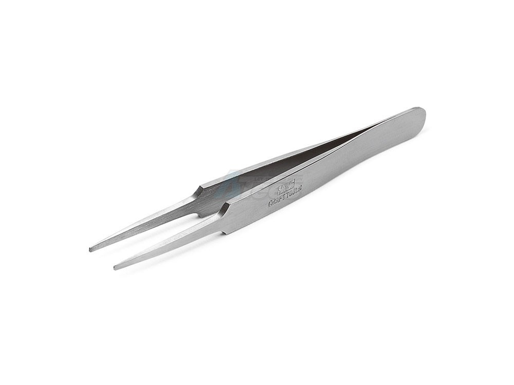 Tamiya Miscellaneous All HG Straight Tweezers Round Tip