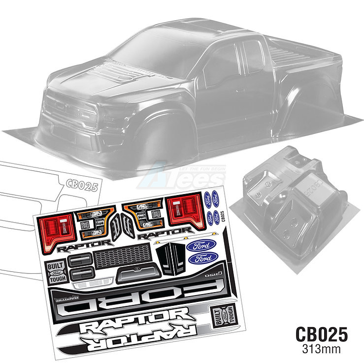 Team C Miscellaneous All 1/10 Crawler Truck F150 (313MM)