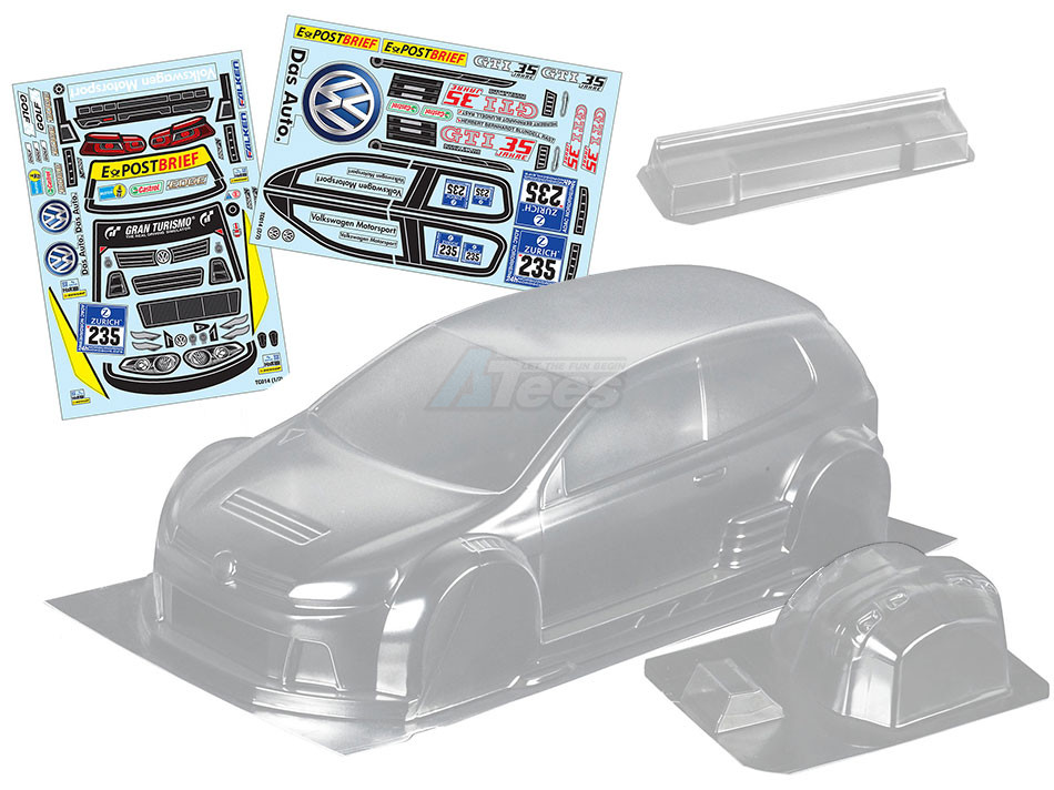 Team C Miscellaneous All 1/10 Golf GTI35 190mm w/ 235 Sticker