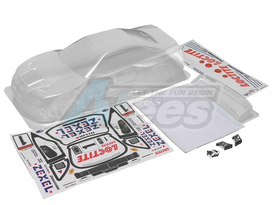 Team C Miscellaneous All 1/10 GTR R34 Width 190mm Body w/ Loctite Sticker
