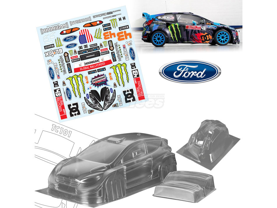 Team C Miscellaneous All 1/10 Ford Fiesta WRC w/ 43 Sticker