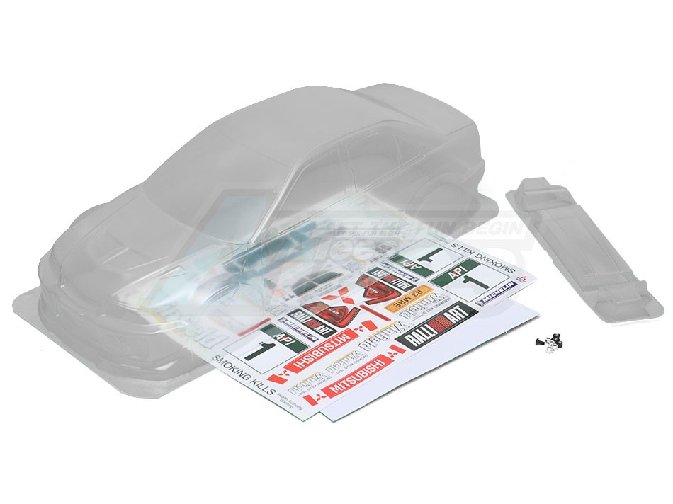 Team C Miscellaneous All 1/10 Evo V Width 190mm Body w/ Winfield Sticker
