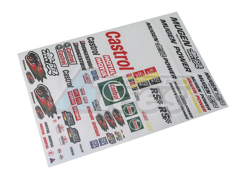 Team C Miscellaneous All 1/10 Castrol Decal Sticker A4