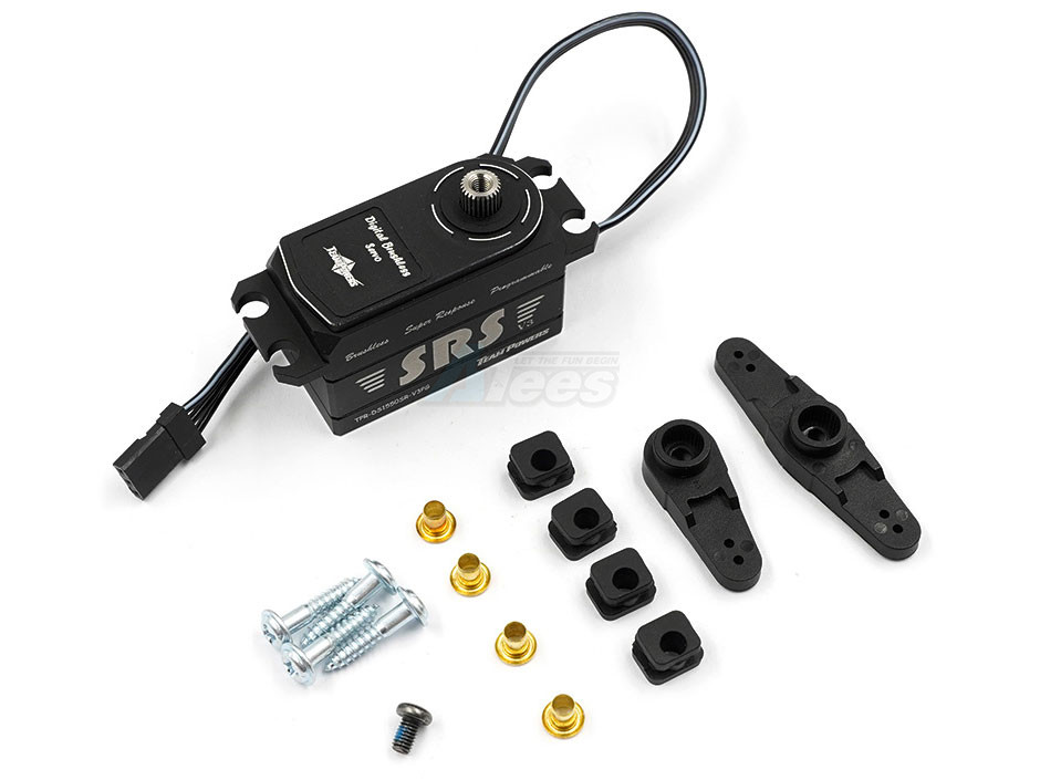 Team Powers Miscellaneous All Digital Brushless Servo V3 (Super Response Programmable) - Low Profile (Aluminium Casing)