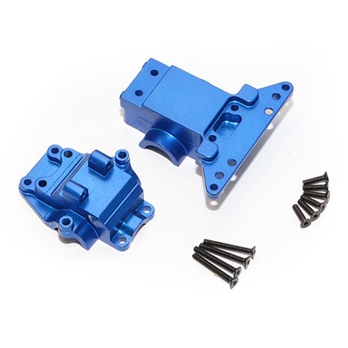 Team Raffee Co. Traxxas LaTrax Teton Aluminum Front/Rear Gear Box – 1 Set Blue