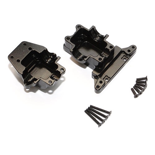 Team Raffee Co. Traxxas LaTrax Teton Aluminum Front/Rear Gear Box – 1 Set Black