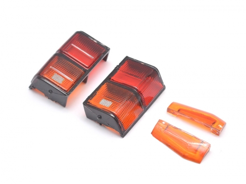 Team Raffee Co. Miscellaneous All Realistic Rear Light Lamp Lens Body Accessories 1:10 for Cherokee XJ Hard Body TRC/302206