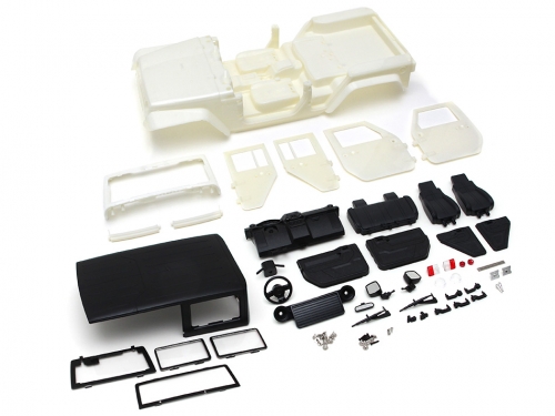 Team Raffee Co. Miscellaneous All 5 Door Rubicon Hard Body for 1/10 Crawler 313mm Kit Version White