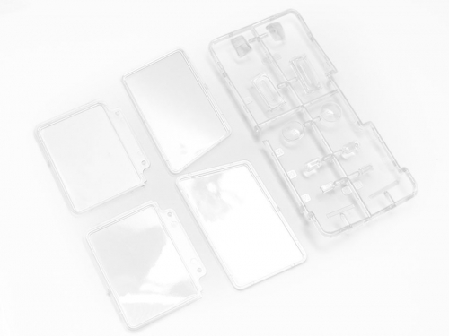 Team Raffee Co. Miscellaneous All Rear Window & Light Set F Part for TRC Benz G-Class Hard Body