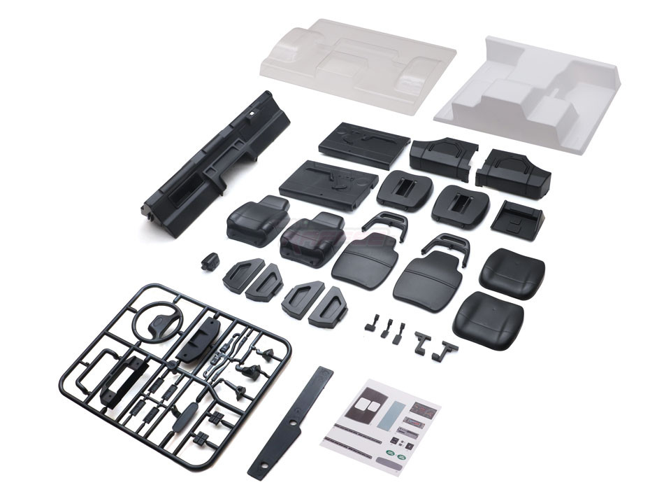 Team Raffee Co. Miscellaneous All 1/10 Interior RHD for TRC/302836 Discovery 5 Door 313mm Hard Body