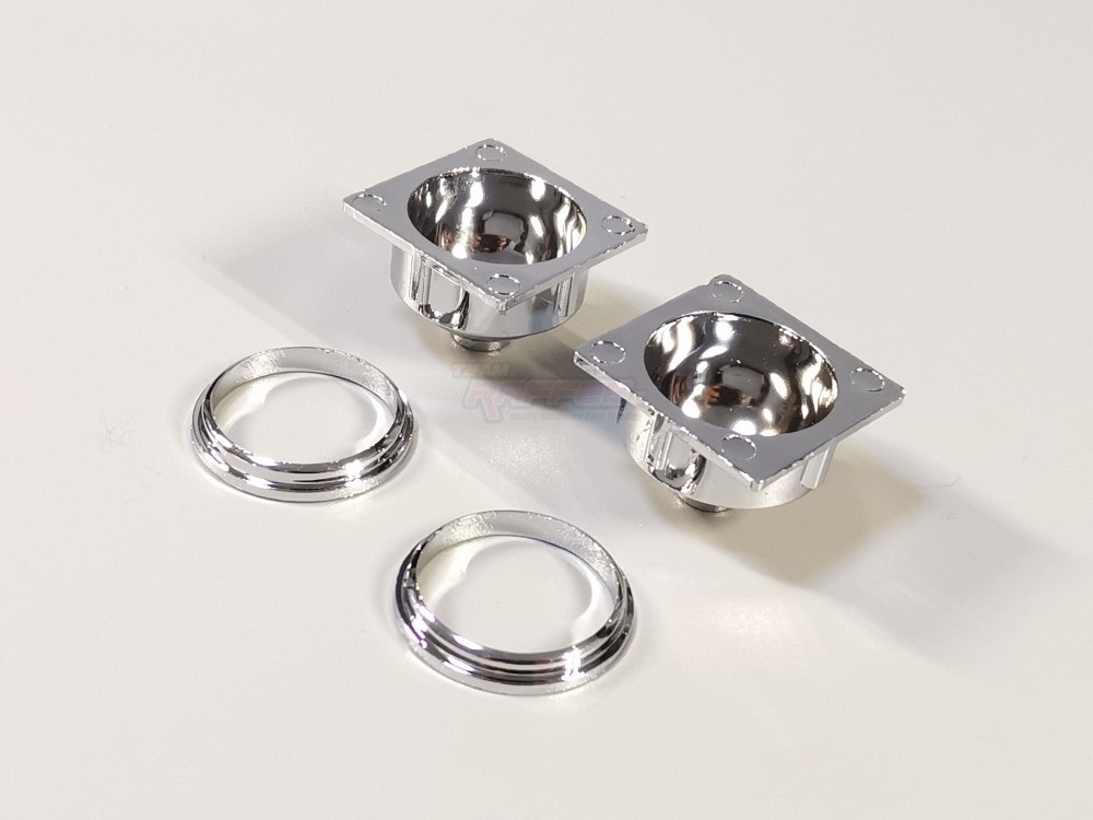 Team Raffee Co. Miscellaneous All Chromed Light Bucket for TRC/302457 & TRC/302550 Rover SUV First Gen Hard Body
