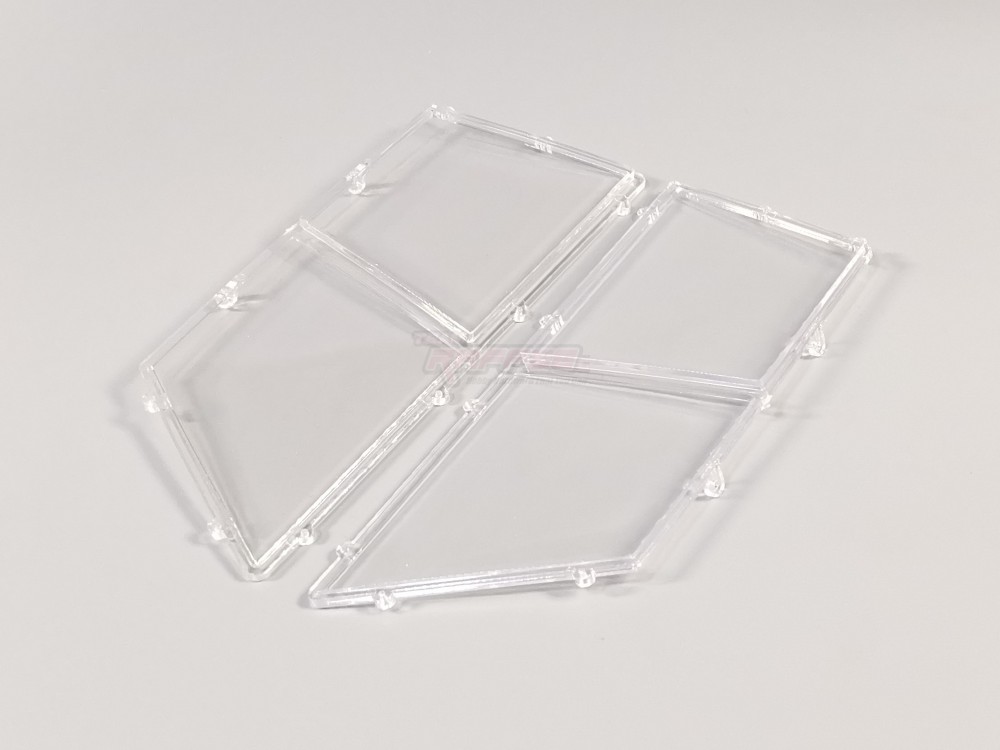 Team Raffee Co. Miscellaneous All Rear Door Window Set for TRC/302457 Rover SUV First Gen Hard Body