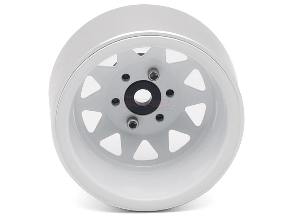 Team Raffee Co. Miscellaneous All 1.9 High Mass Steelie 6 Lug Beadlock Wheels White