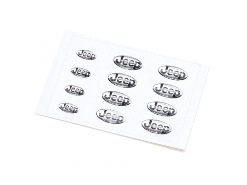 Team Raffee Co. Miscellaneous All Jeep Crystal Sticker Black