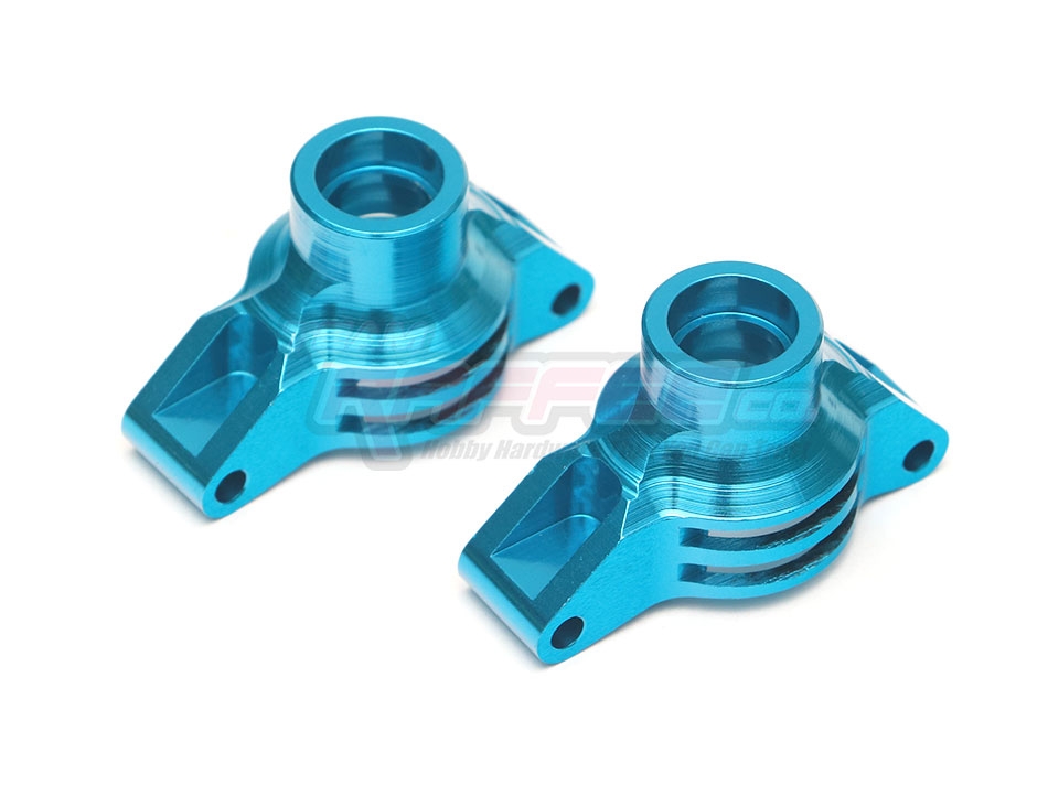 Team Raffee Co. Tamiya TT-02 Aluminum Rear Hub Carrier (2) Blue