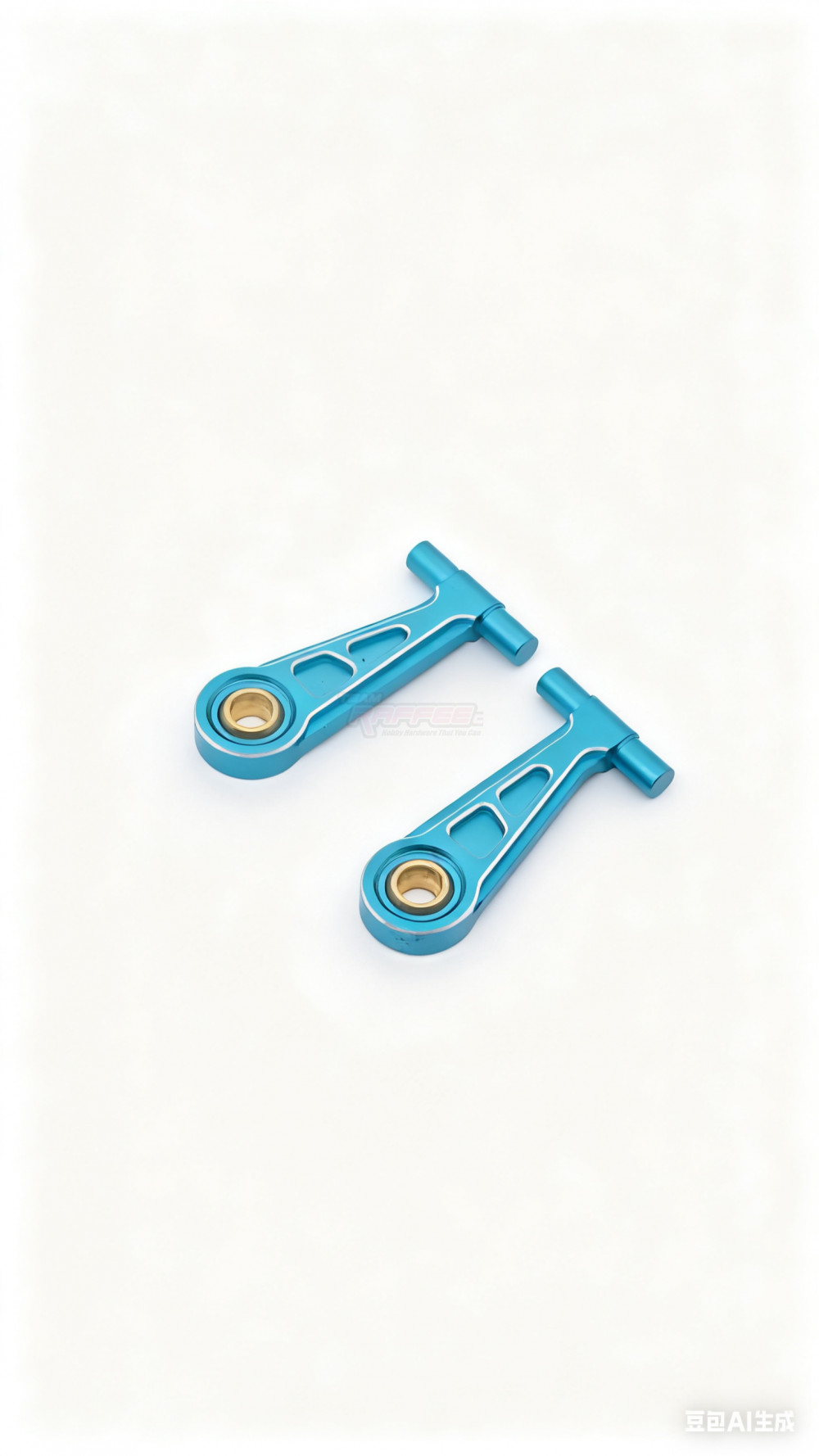 Team Raffee Co. Tamiya TT-02 Aluminum Front Upper Arm (2) Blue