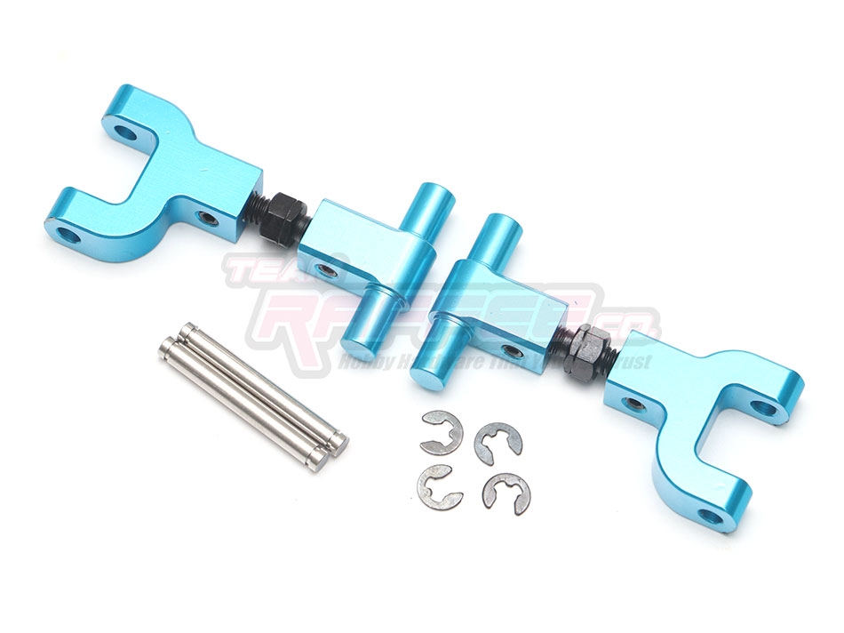 Team Raffee Co. Tamiya TT-02 Aluminum Rear Adjustable Upper Arm (2) Blue