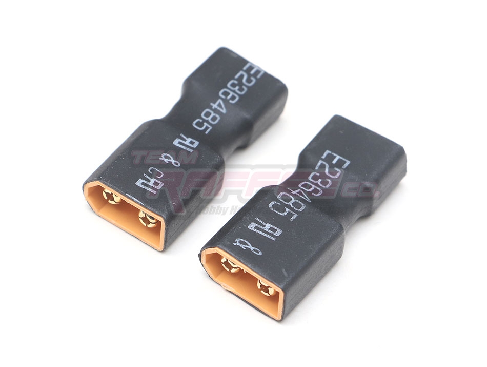 Team Raffee Co. Miscellaneous All XT60 (Male) to Deans T Plug (Female) Connector Adapter (2)