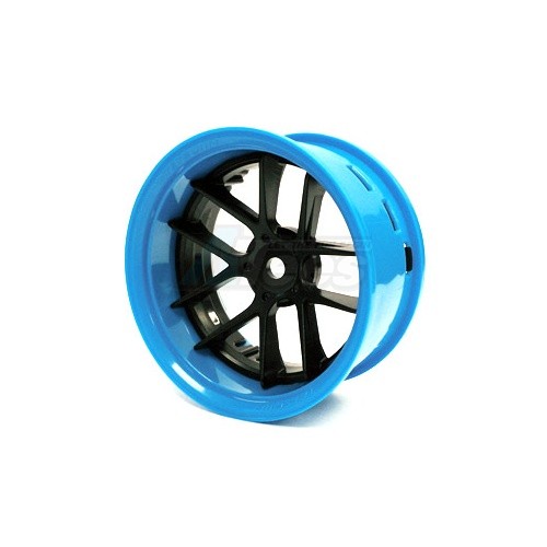 Team-Tetsujin Miscellaneous All Super Rim Jasmine (blue/black) 2pcs Set
