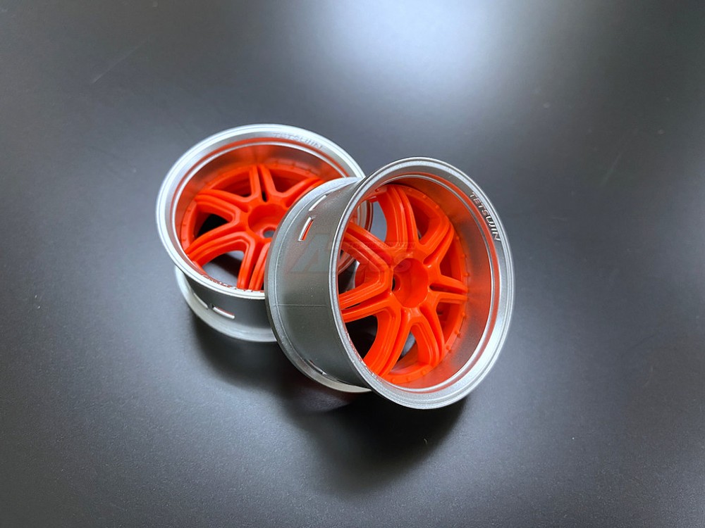 Team-Tetsujin Miscellaneous All Super Rim Set Rim Silver××Marguerite S Orange