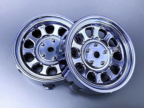 Team-Tetsujin Miscellaneous All Super RIM DISC Sunflower Chrome Black 2pcs