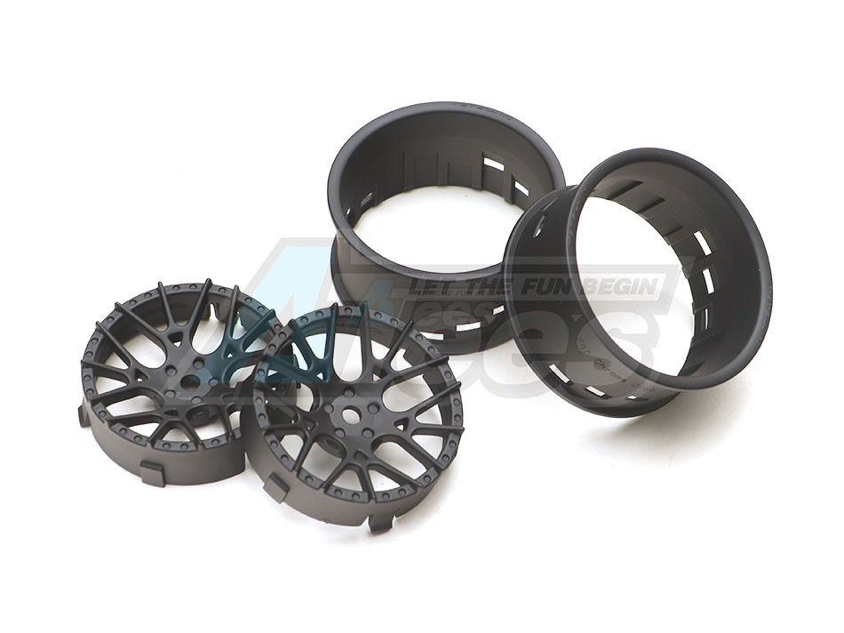 Team-Tetsujin Miscellaneous All Super RIM Set Lycoris MattBlack 02 x MattBlack