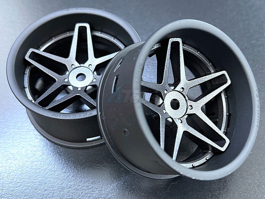 Team-Tetsujin Miscellaneous All Super Rim Set Matte Black x Southern Cross Gun Metallic (2)