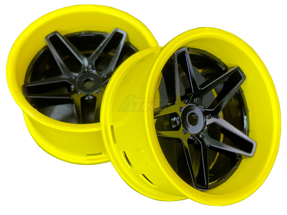 Team-Tetsujin Miscellaneous All Super Rim Set Gross Yellow 02 × Southerncross Gross Black (2)