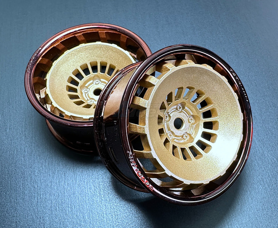 Team-Tetsujin Miscellaneous All Super Rim Set Chrome Brown x Bowler Gold (2)