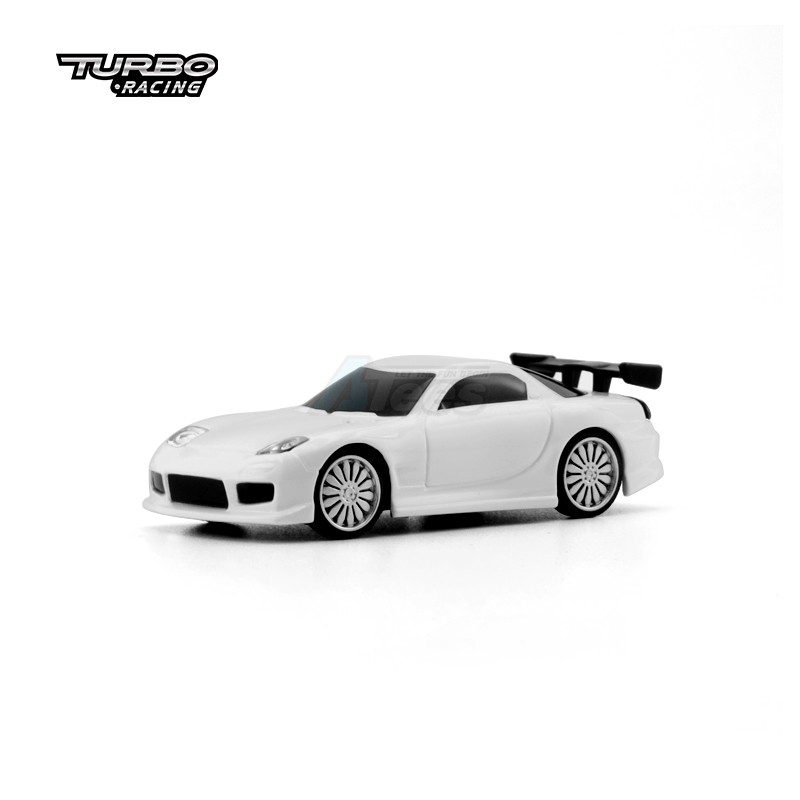 Turbo Racing Miscellaneous All 1:76 Mini RC Sports Car RTR White