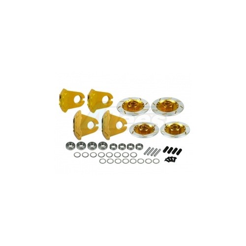 3Racing Miscellaneous All Realistic Brake Disk Set Ver. 3 Gold