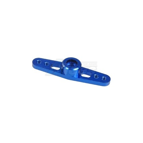 3Racing Miscellaneous All 3.0 mm Aluminium Double Servo Arm For Ko Propo/Sanwa - Blue