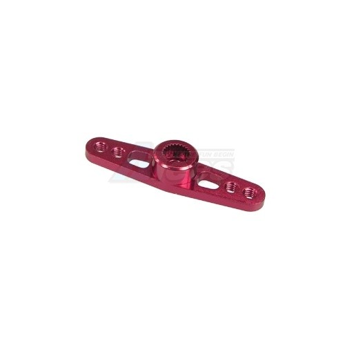 3Racing Miscellaneous All 3.0 mm Aluminium Double Servo Arm For Ko Propo/Sanwa - Red