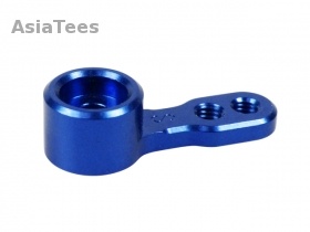 3Racing Miscellaneous All 3.0mm Aluminium Single Servo Arm For Ko Propo/Sanwa - Blue