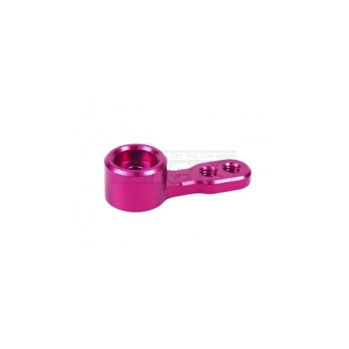 3Racing Miscellaneous All 3.0mm Aluminium Single Servo Arm For Ko Propo/Sanwa - Pink